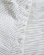 Organic Airy Gauze Duvet Cover Set - Ivory