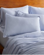 Bamboo Sham Set - Sky Blue