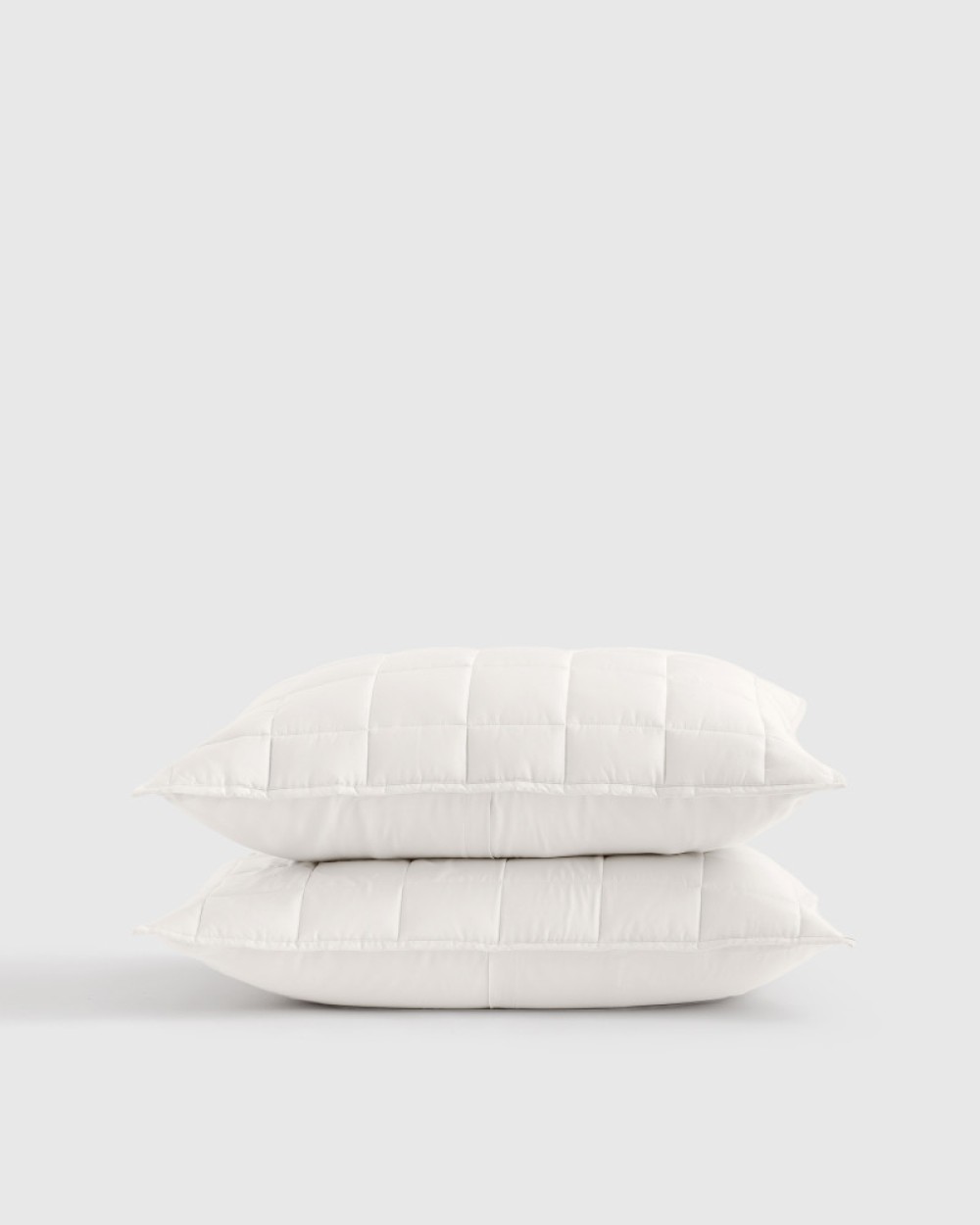 Bamboo Box Quilted Sham Set - White