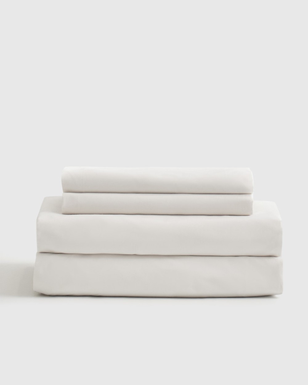 Classic Organic Percale Sheet Set - White