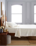 Classic Organic Percale Sheet Set - White