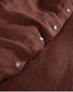 European Linen Duvet Deluxe Bundle - Bordeaux