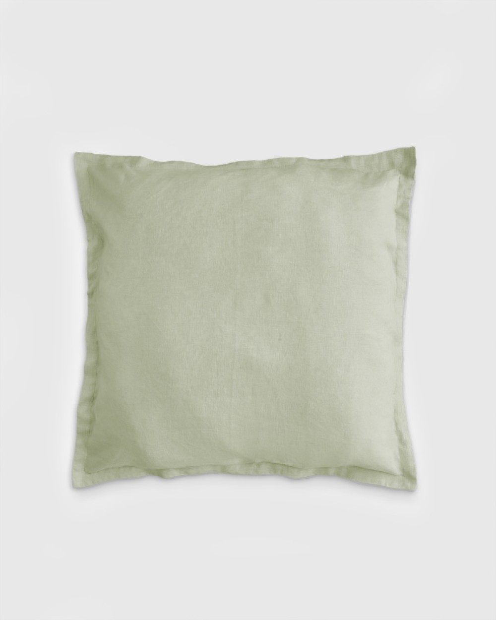 European Linen Euro Sham - Sage