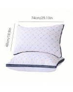 2pc Neck Pillow Sleep Premium Hotel Bed Pillow Breathable Down Replacement Pillow Side And Suplying Skin Friendly Fluffy Pillow